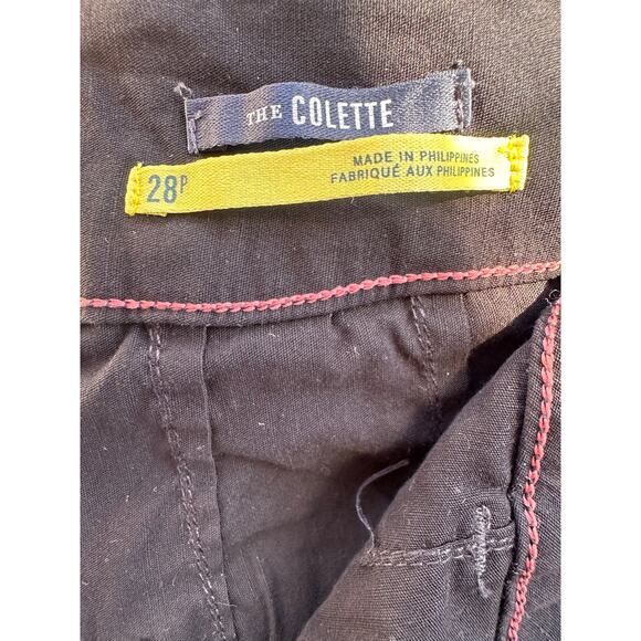 MAEVE by Anthropologie The Colette Ponte Crop Wide-Leg Black Pants - Picture 7 of 9